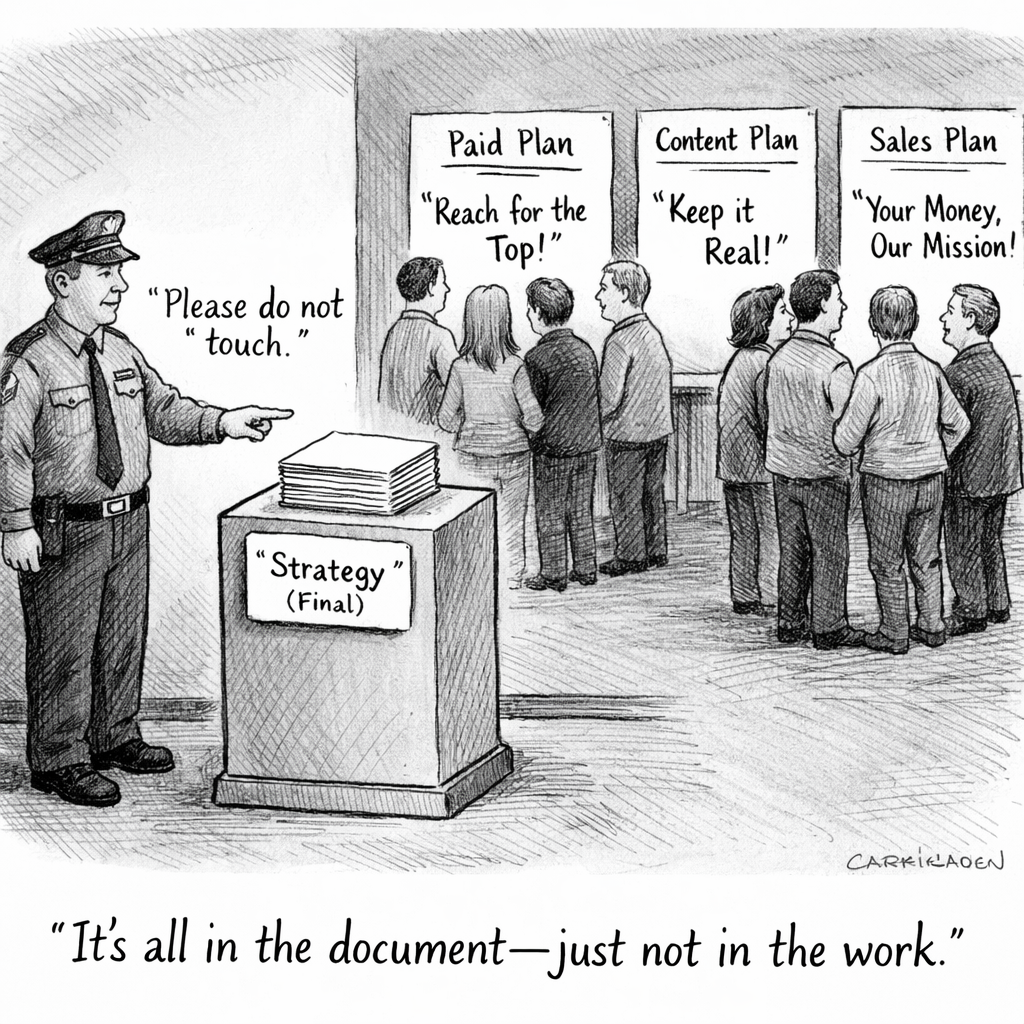 Campaign Brief as Art Exhibit